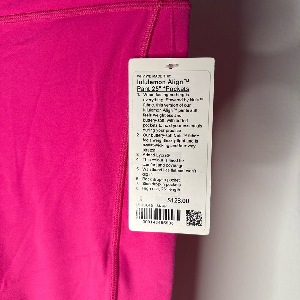 Lululemon Align Pink leggings